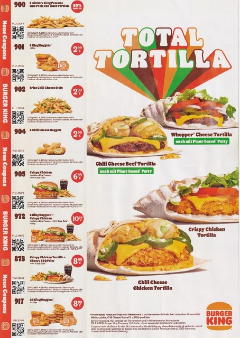 Burger King Aktueller Gutschein 1