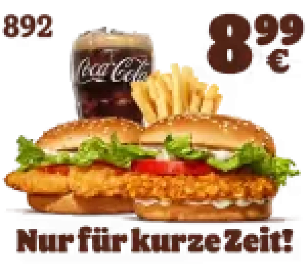 Burger King Crispy Chicken Chicken Nugget Burger