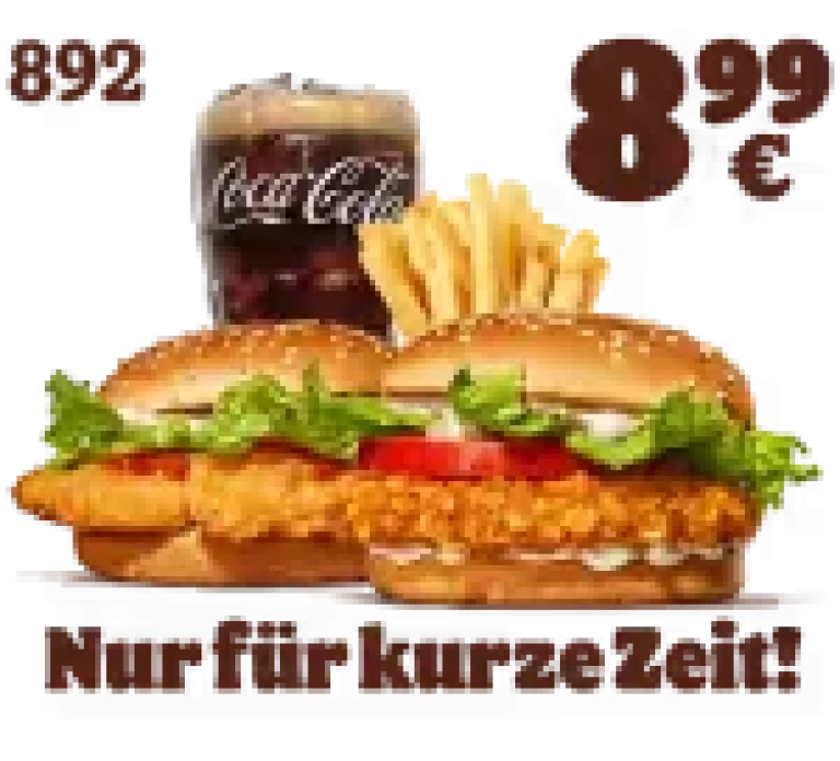 Burger King Crispy Chicken Chicken Nugget Burger