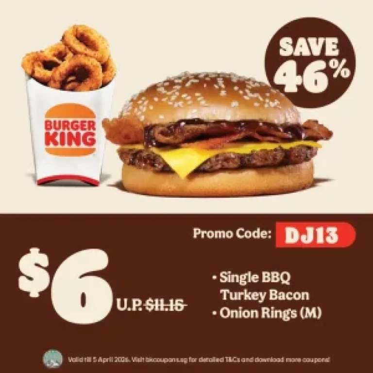Burger King Mahlzeit für 1