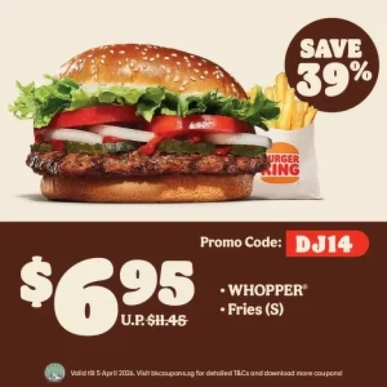 Burger King Mahlzeit für 1 voucher1