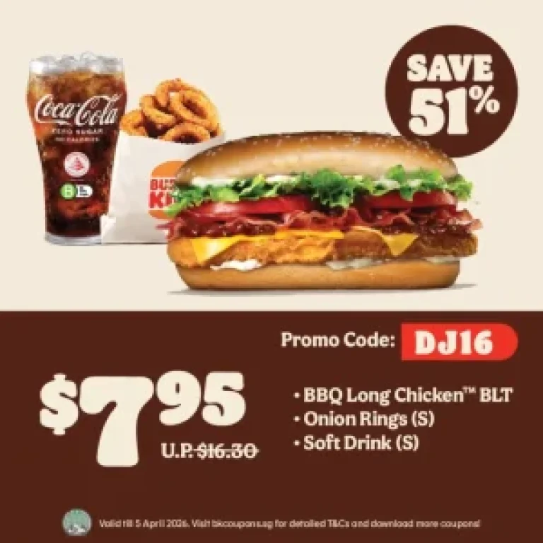 Burger King Mahlzeit für 1 voucher3