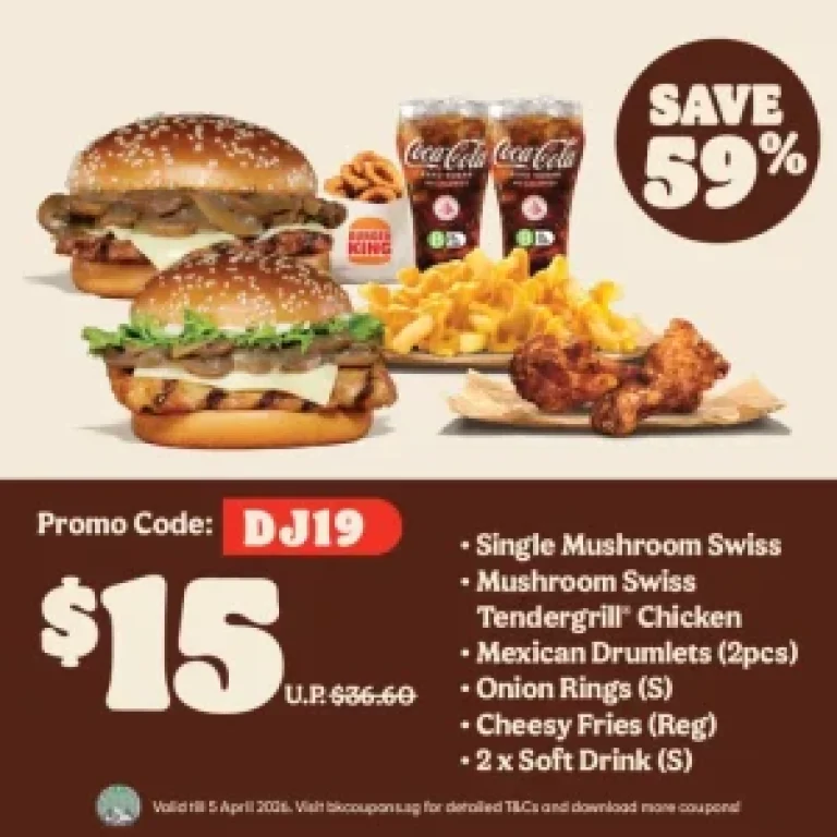 Burger King Mahlzeit für 2
