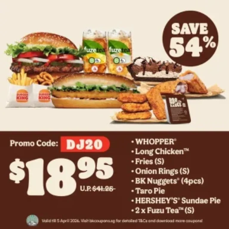 Burger King Mahlzeit für 2 voucher1