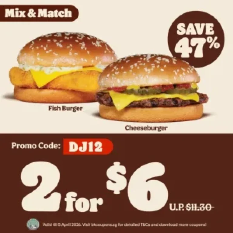 Burger King Mix & Match vouchers1