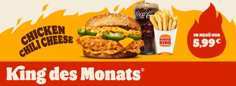 Burger King King des Monats März